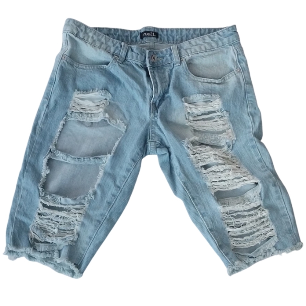 Rue 21 Shredded Shorts, Size 6